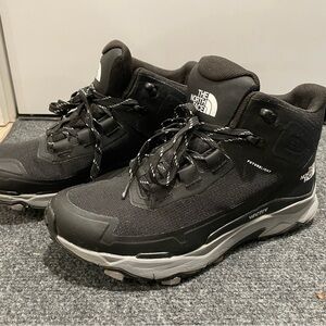 The North Face Black and Gray Athletic Shoes with Breathable Mesh